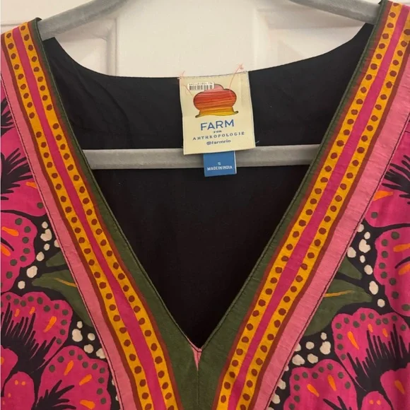 FARM Rio Pink and Green Floral Dress - Picture 8 of 8